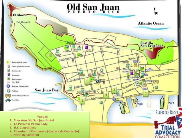 old san juan walking tour map pdf